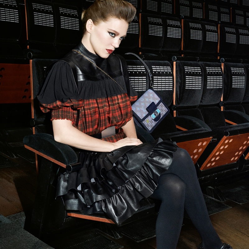 L'instant mode : Léa Seydoux, star de la nouvelle campagne Louis Vuitton -  Elle