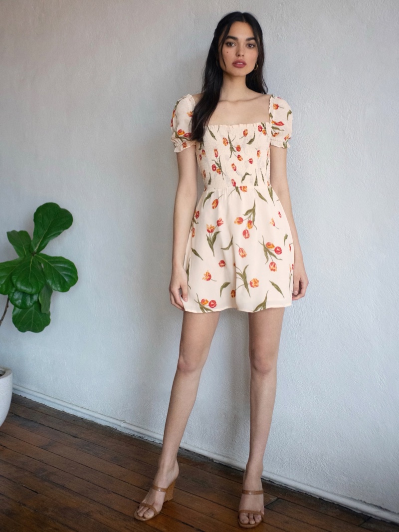 Reformation Orangerie Dress in Bianca $218