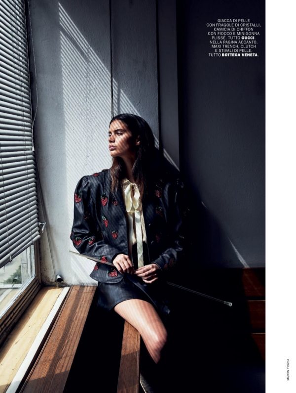 Sara Sampaio Marie Claire Italy 2019 Cover Fashion Editorial