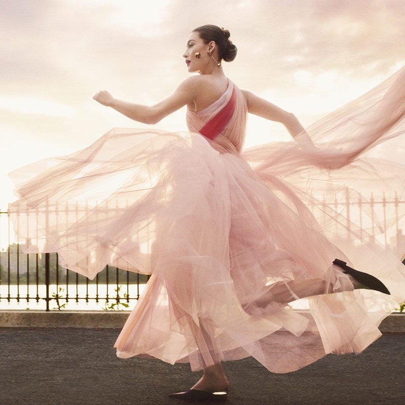 An image from Carolina Herrera's fall 2019 advertising campaign