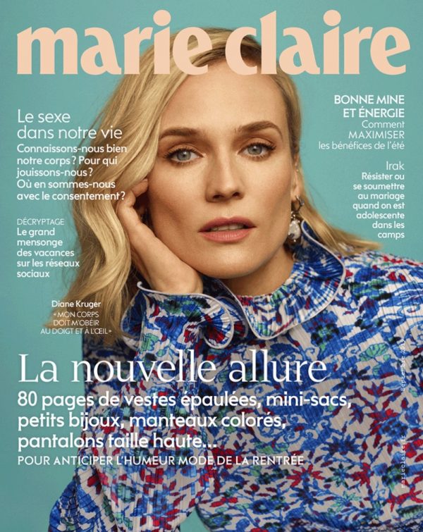 Diane Kruger Marie Claire France 2019 Cover Photoshoot 