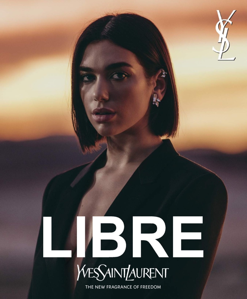 Dua Lipa - YSL Libre Perfume Campaign 2023 • CelebMafia