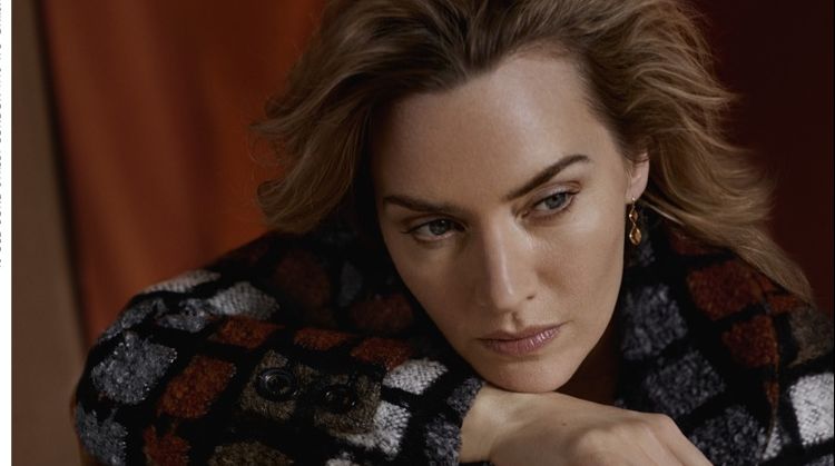 Kate Winslet poses in Daks fall-winter 2019 campaign