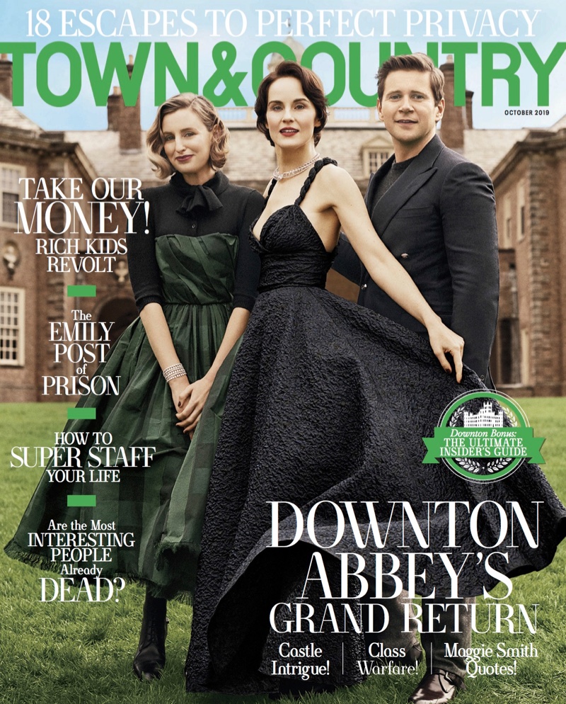 Michelle Dockery Laura Carmichael Town & Country 2019 Cover Photoshoot