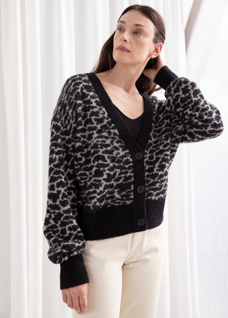 other stories leopard sweater