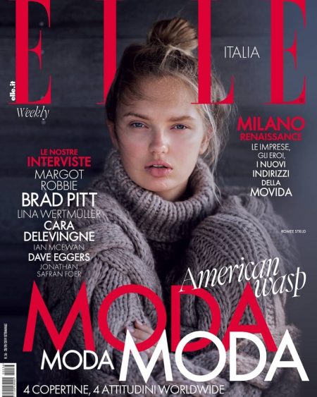 Romee Strijd ELLE Italy 2019 Cover Fashion Editorial