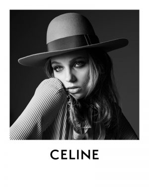 Fran Summers Celine Spring 2020 Denim Portrait