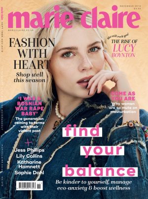 Lucy Boynton Marie Claire UK David Roemer Cover Photos