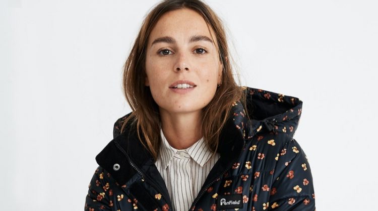 Madewell x Penfield Equinox Puffer Jacket in Feline Floral $275