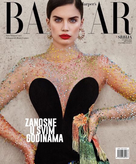 Sara Sampaio Harper's Bazaar Serbia 2019 Cover Fashion Editorial