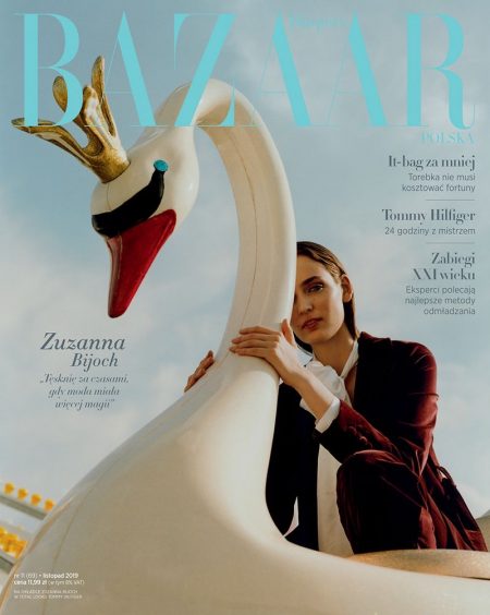 Zuzanna Bijoch Harper's Bazaar Poland 2019 Cover Fashion Editorial