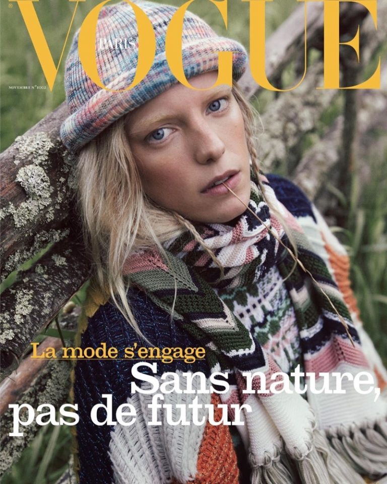 Erika Linder & Raquel Zimmermann Vogue Paris 2019 Cover Fashion Editorial