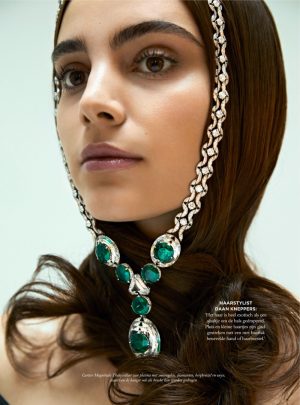 Romy Schonberger Harper's Bazaar Netherlands Cartier Jewelry Editorial