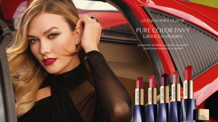 Model Karlie Kloss fronts Estee Lauder Pure Color Envy campaign