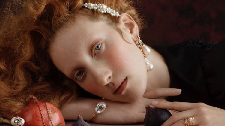 Lorna Foran stars in Liberty Christmas 2019 jewelry campaign