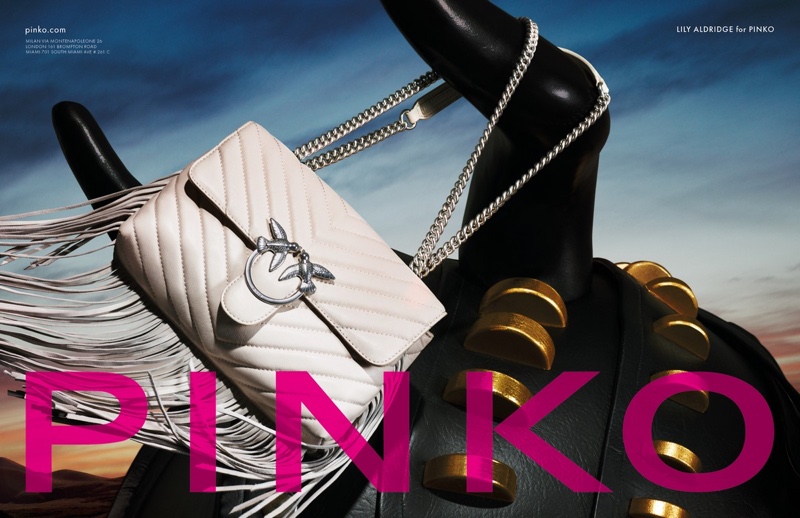 An image from Pinko's spring 2019 advertising campaign