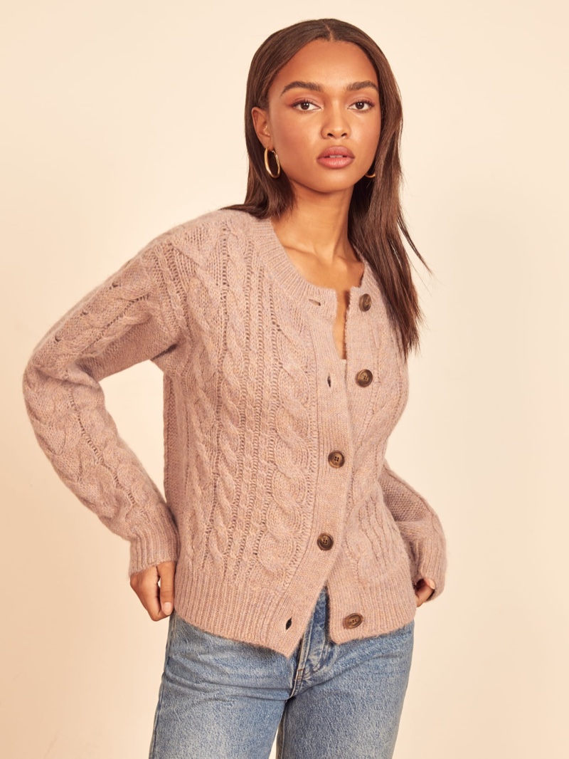 reformation gilda cardigan