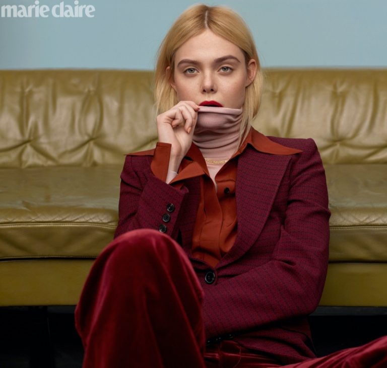 Elle Fanning Marie Claire US 2020 Cover Photos