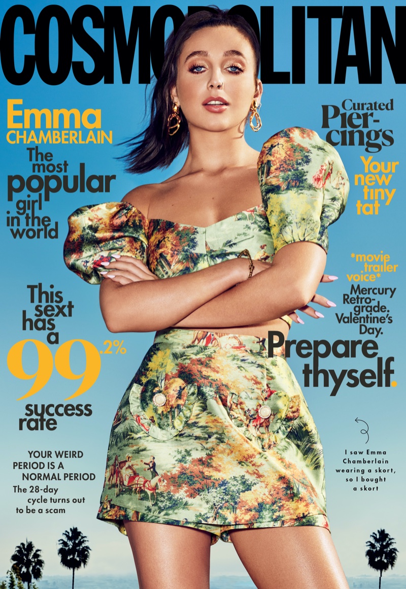 Emma Chamberlain Cosmopolitan 2020 Cover Photos