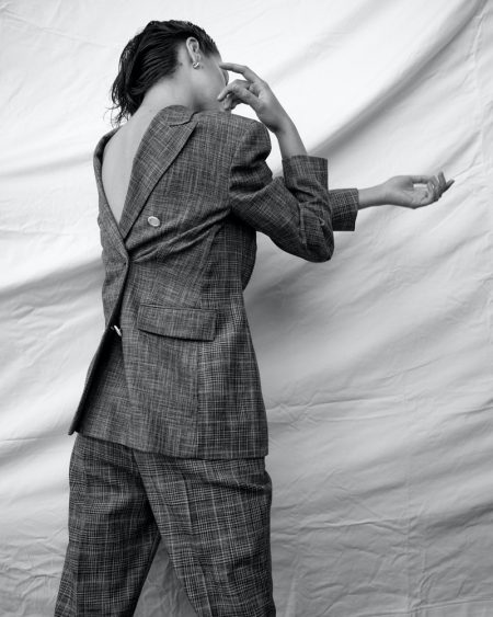 Joli Stepien ELLE Germany Andreas Ortner Suiting Fashion Editorial