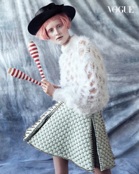 Lea de Wouters Vogue Portugal Circus Style Fashion Editorial