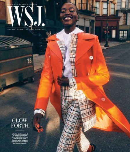 Adut Akech WSJ. Magazine 2020 Cover Fashion Editorial