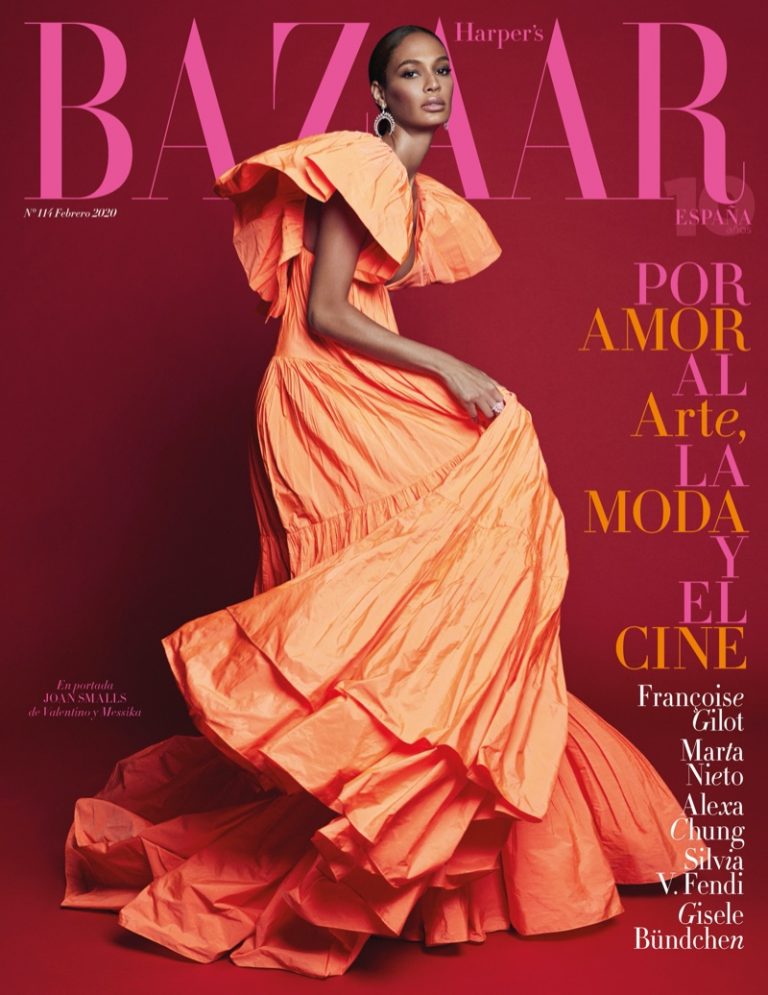 Joan Smalls Harper's Bazaar Spain Xavi Gordo Cover Fashion Editorial