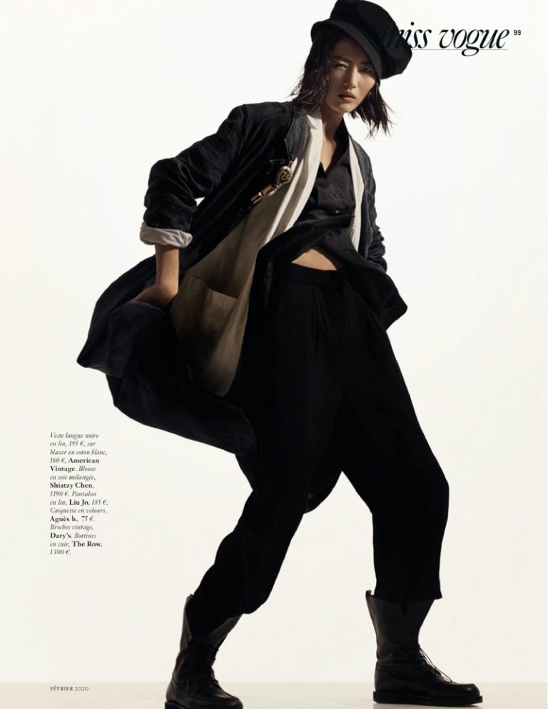 Liu Wen Vogue Paris Voluminous Style Fashion Editorial