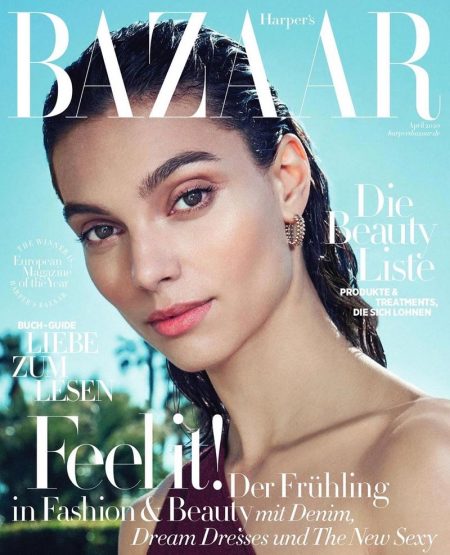 Charlee Fraser Harper's Bazaar Germany 2020 Cover Fashion Editorial