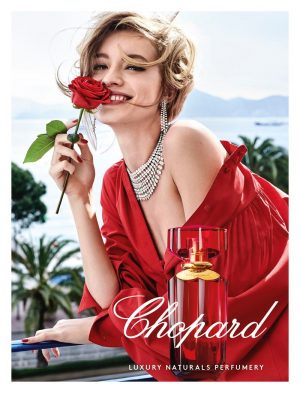 Giulia Maenza is All Smiles in Chopard ‘Love Chopard’ Perfume Campaign ...