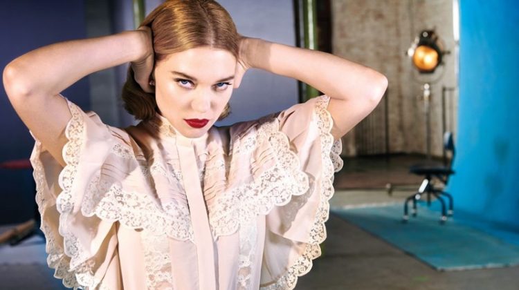 Lea Seydoux Stars in ELLE UK, Talks Going Naked on Film – Fashion Gone Rogue
