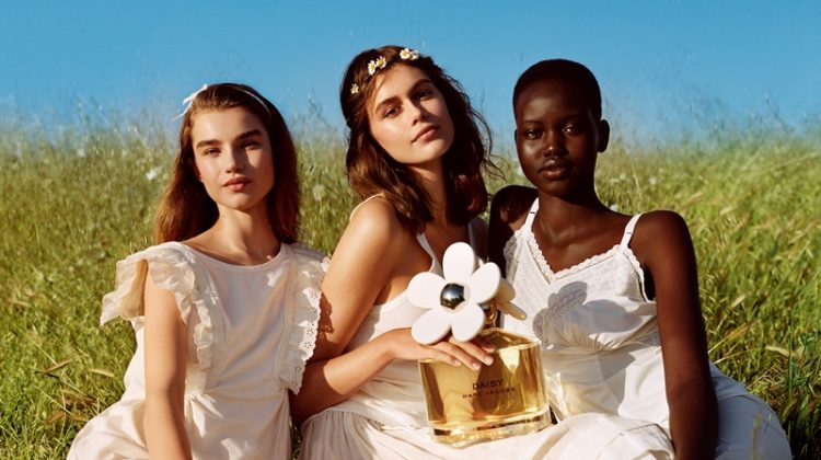 Megan Roche, Kaia Gerber and Adut Akech star in Marc Jacobs Daisy Love fragrance campaign