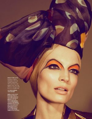 Melissa Tammerijn Vogue Arabia Retro Metallic Fashion Editorial