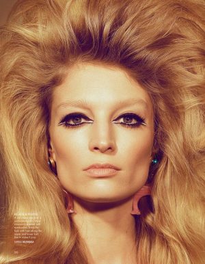 Melissa Tammerijn Vogue Arabia Retro Metallic Fashion Editorial