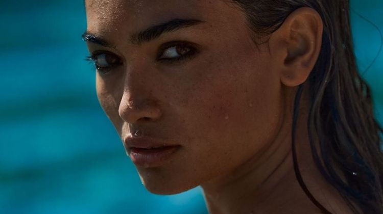 Model Kelly Gale poses for Victoria's Secret Very Sexy Sea fragrance campaign