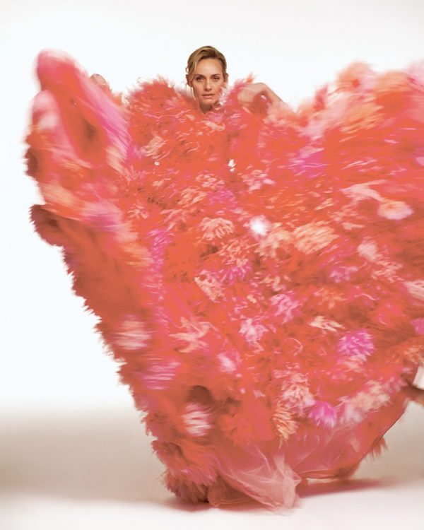 Amber Valletta CR Fashion Book Voluminous Shapes Fashion Editorial