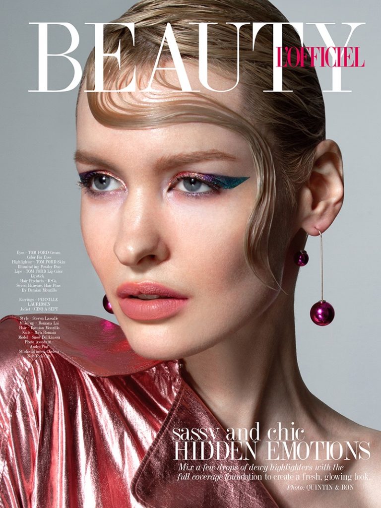 Snow Dollkinson L'Officiel Australia Quintin and Ron Beauty Editorial