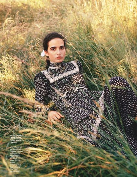 Chiara Scelsi ELLE France Outdoor Style Fashion Editorial