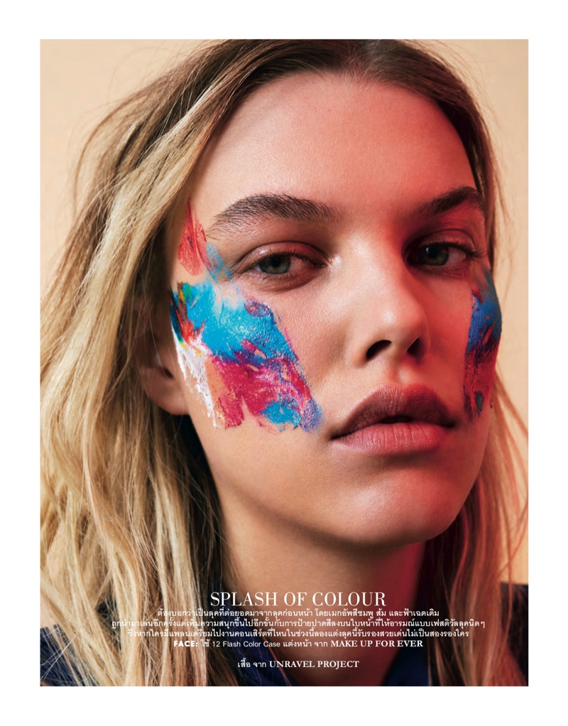 Mies ELLE Thailand Per Florian Appelgren Colorful Beauty Editorial