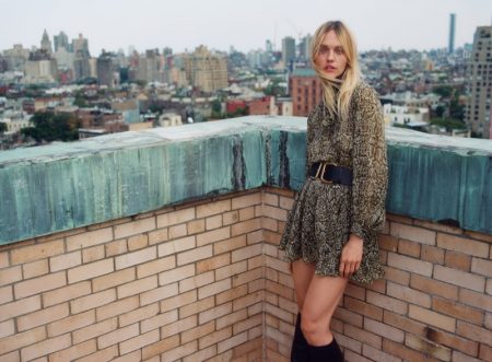 Sasha Pivovarova Zara Fall 2020 Fashion Shoot