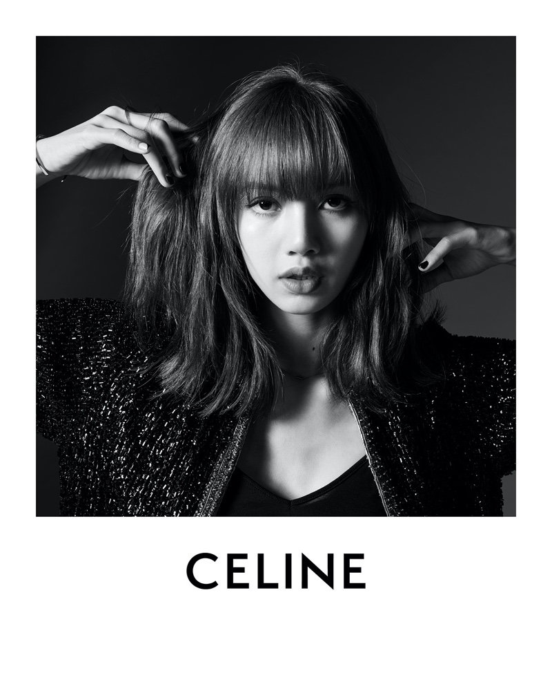 Blackpink's Lisa poses at CELINE brand event