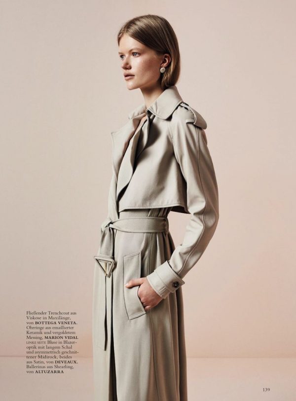 Madeleine Fischer Harper's Bazaar Germany 2020 Cover Fashion Editorial