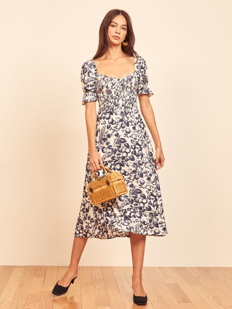 Reformation Parsley Dress in Orangerie $278