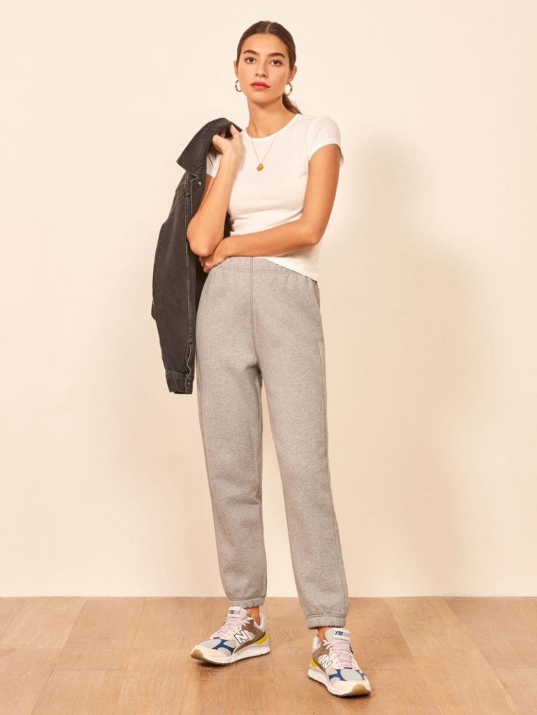 reformation classic sweatpant