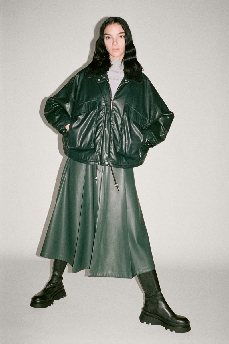 Zara Faux Leather Fall 2020 Trend