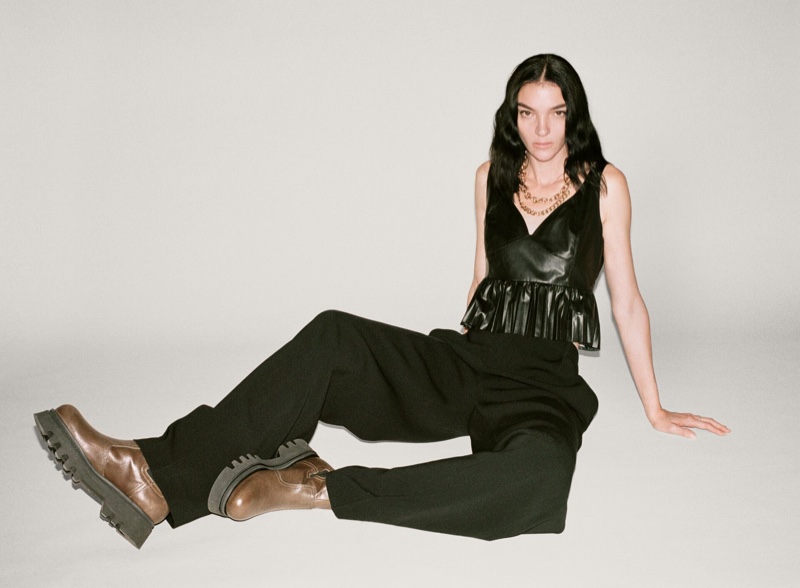 Zara Faux Leather Fall 2020 Trend Fashion Gone Rogue