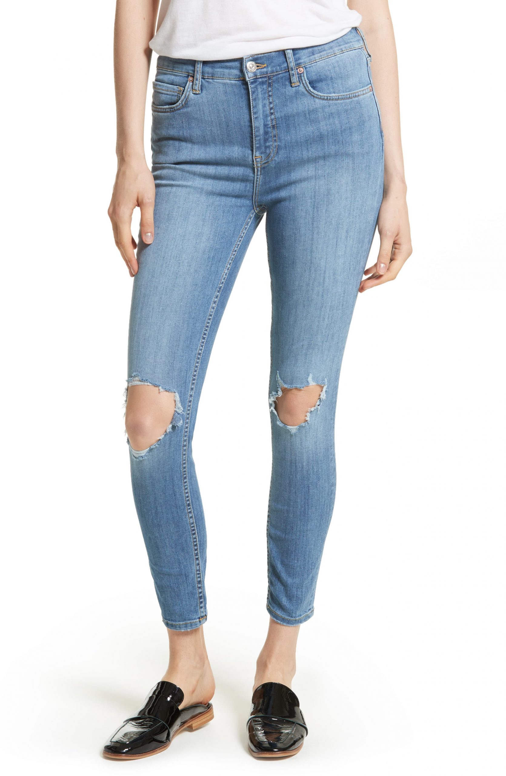 free people busted knee