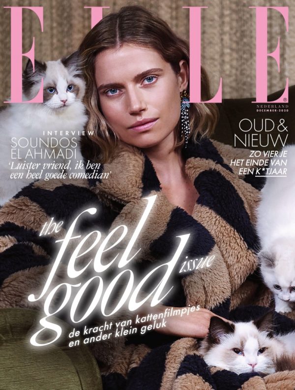 Cato Van Ee ELLE Netherlands 2020 Cover Fashion Editorial