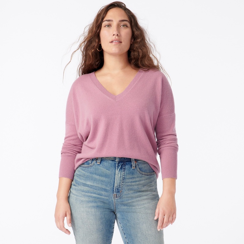 j crew cashmere v neck