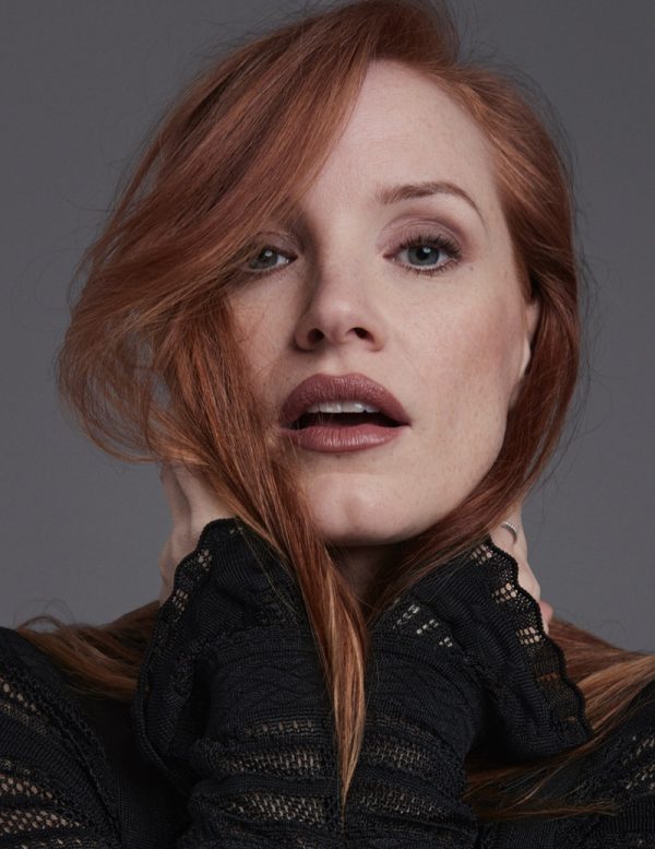 Jessica Chastain Harper's Bazaar Spain David Roemer Cover Photoshoot